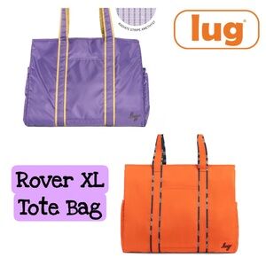 Lug Rover X-Large Carry All Tote Bag NWT Coral or Amethyst